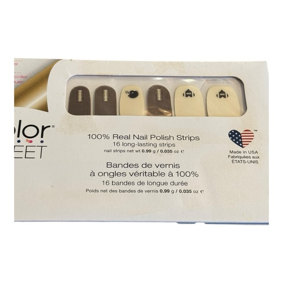 Color Street SUNDAY PUNTDAY Clear Overlay Football Sports Transparent Clear Set - Picture 2 of 3